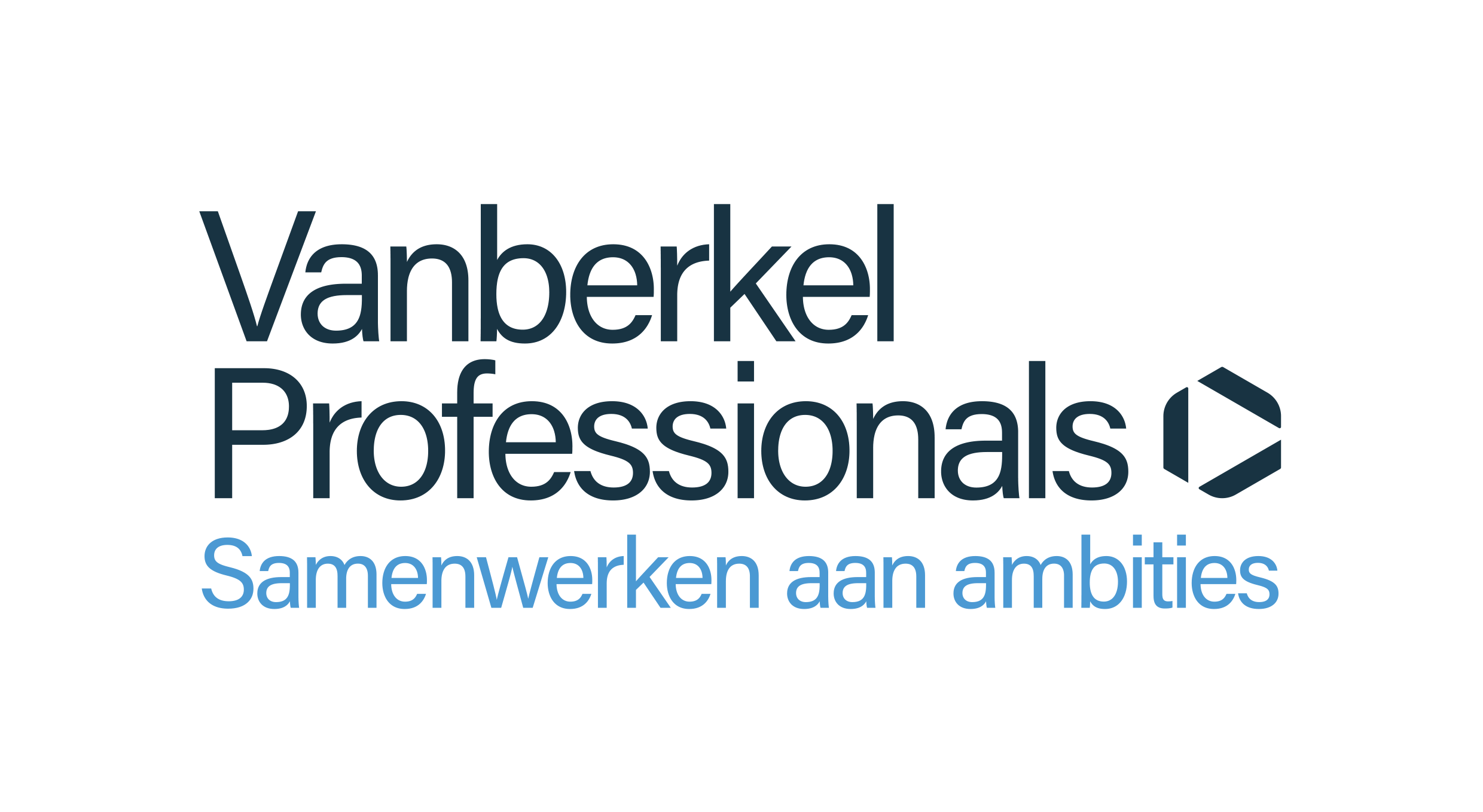 Vanberkel logo met payoff kleur RGB