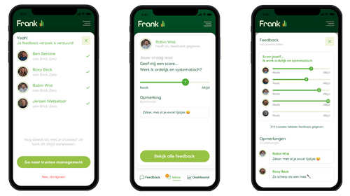 Competenties bekijken in de 360 graden feedback app